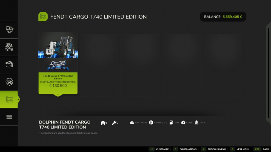 Fendt Cargo T740 Limited Edition V1.0