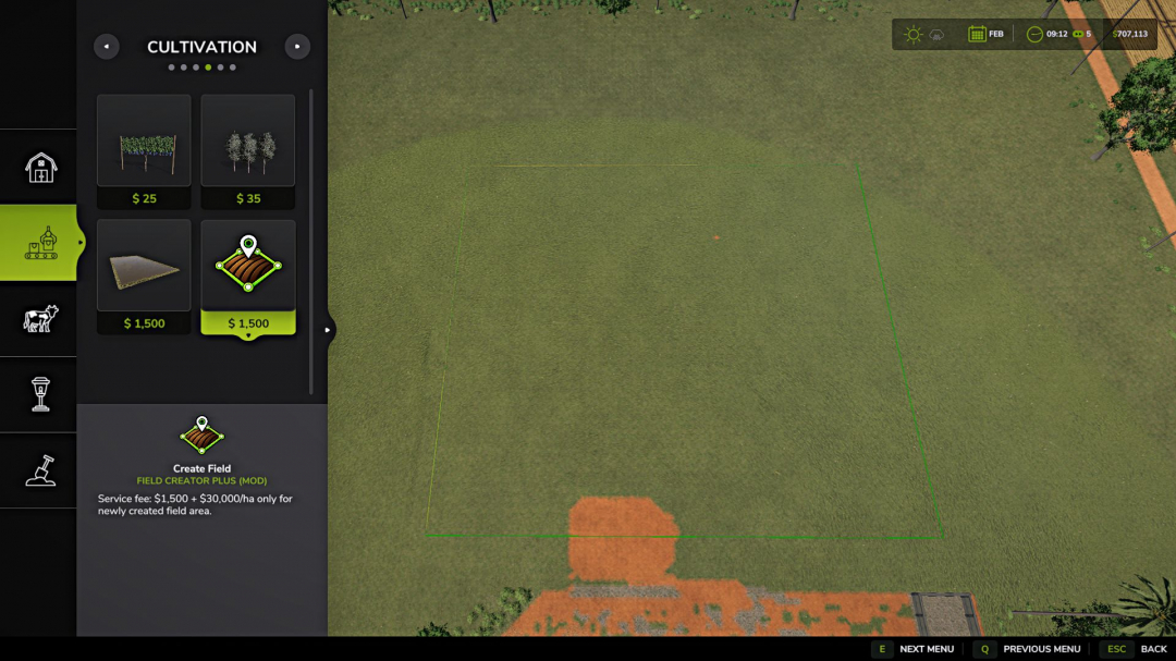 Field creation V1.1