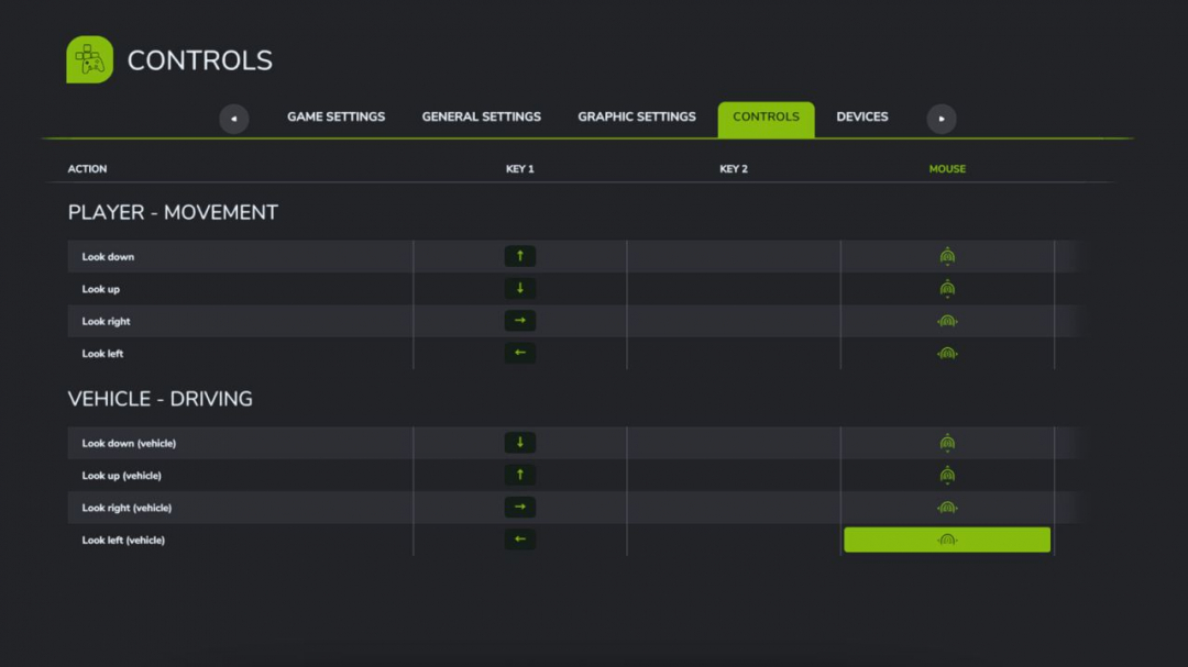Game Controls Search V1.0