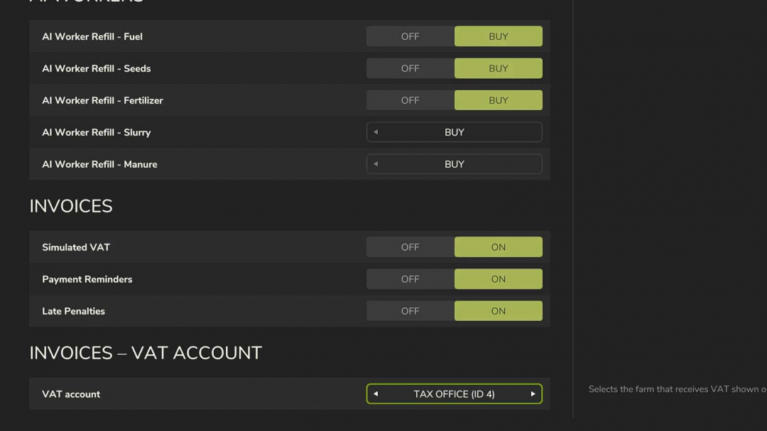 Invoice VAT Account v1.0