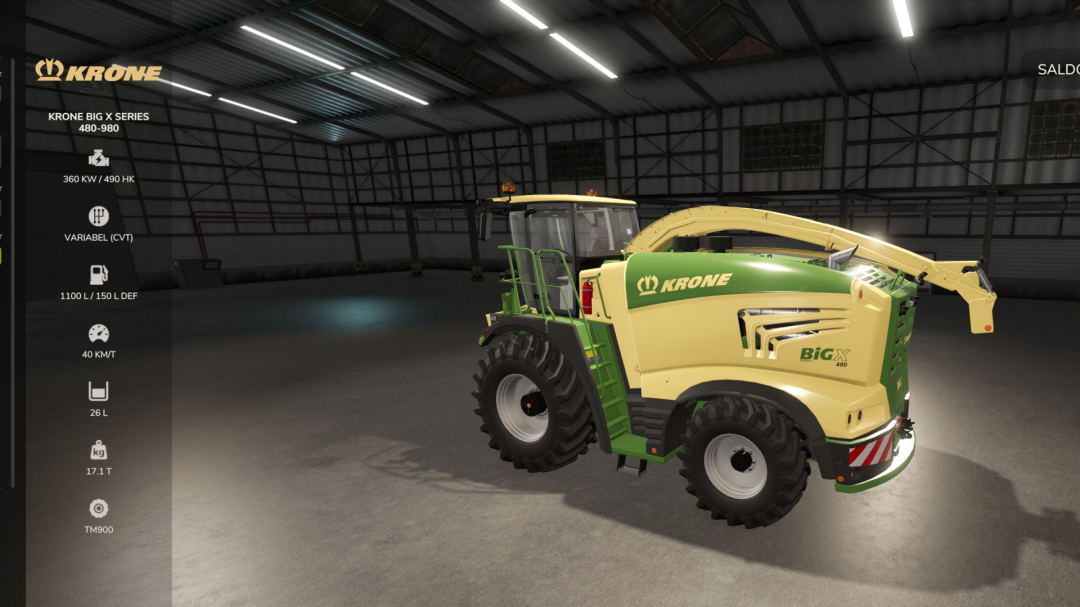 Krone BiG X Series 480-980 V1.0