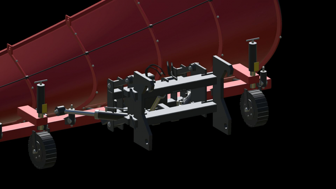 Maehler snowplow for wheelloader V1.0