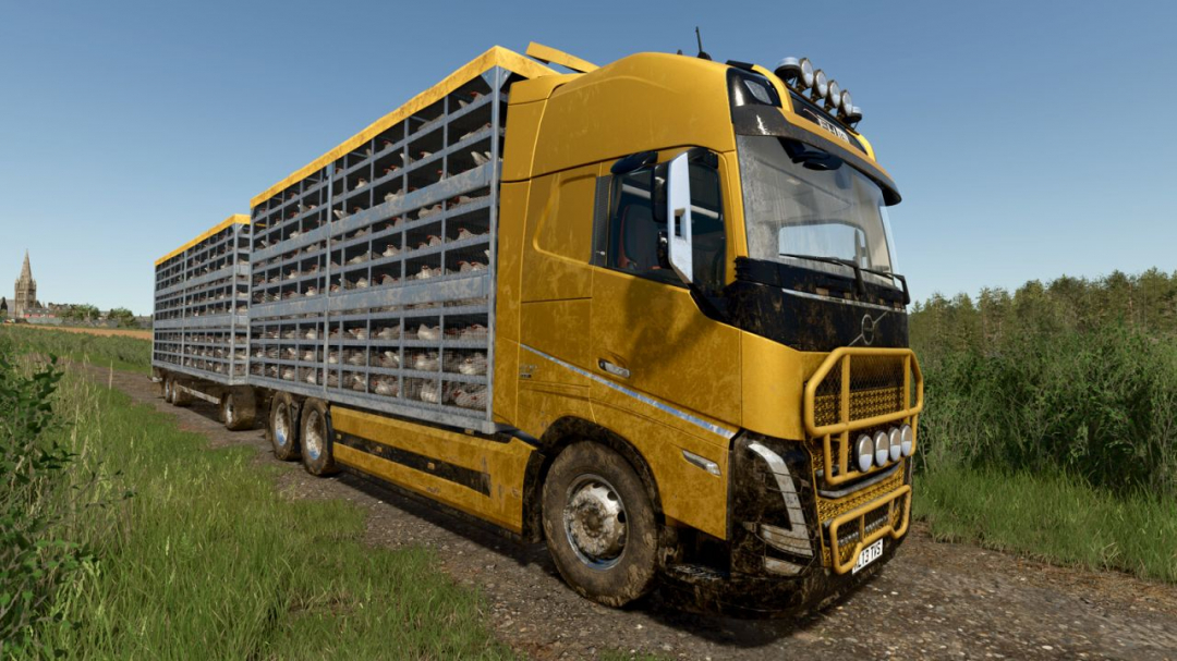 VOLVO FH16 CHICKEN POULTRY TRUCK V1.0