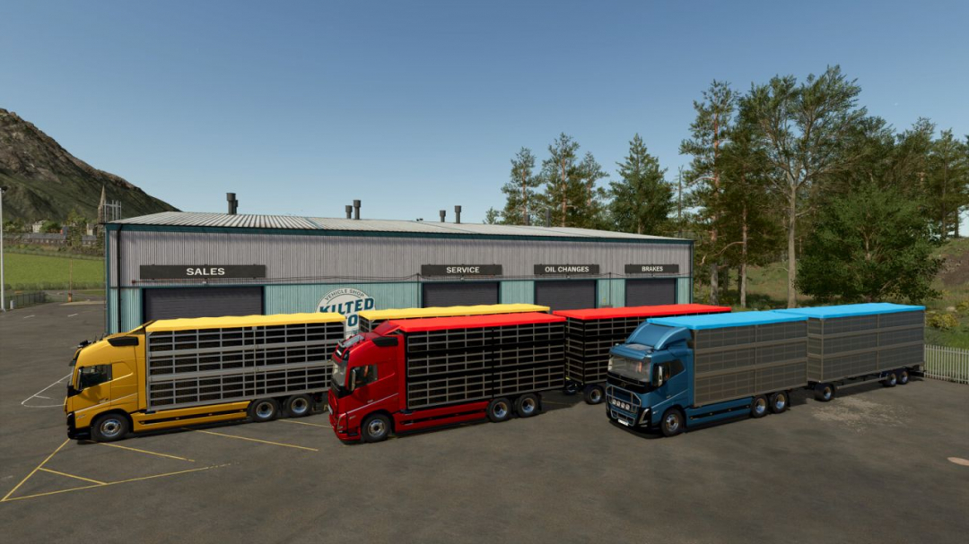 VOLVO FH16 CHICKEN POULTRY TRUCK V1.0