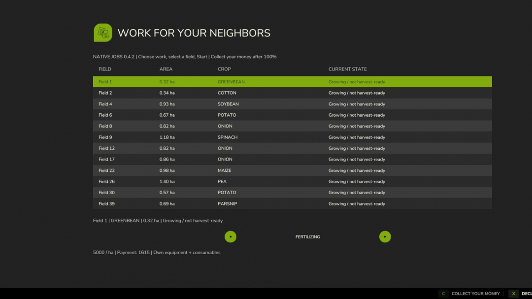 Work For Your Neighbors V1.0