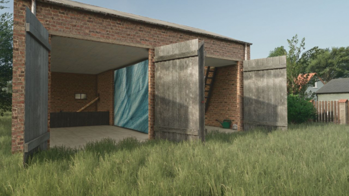 fs25-mods, Barn with Grain Silo V1.0