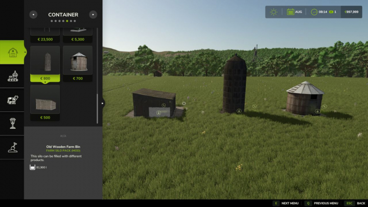 fs25-mods, Farm Silo Pack V1.0