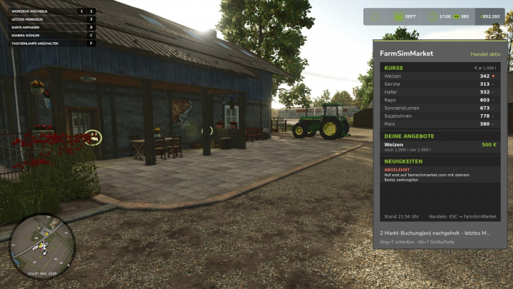 fs25-mods,  FarmSimMarket – Player Market & Rankings BETA 3 v1.0