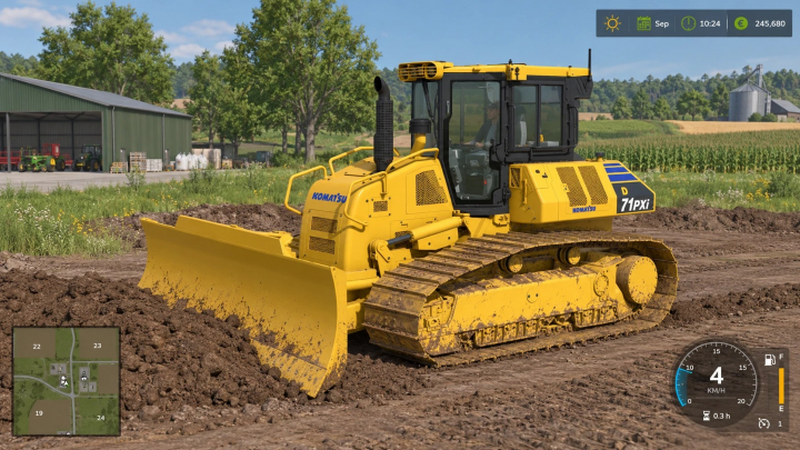 fs25-mods,  Komatsu Dozer v1.0