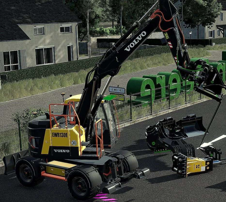 fs25-mods, Volvo EWR130E v2.0