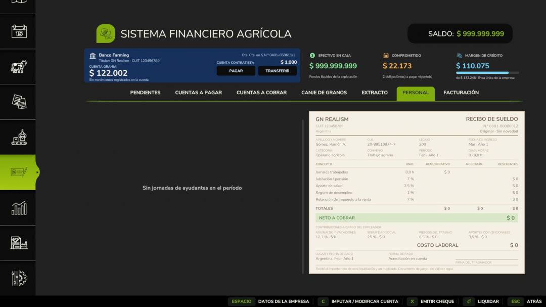 Agricultural Financial System V1.3.1