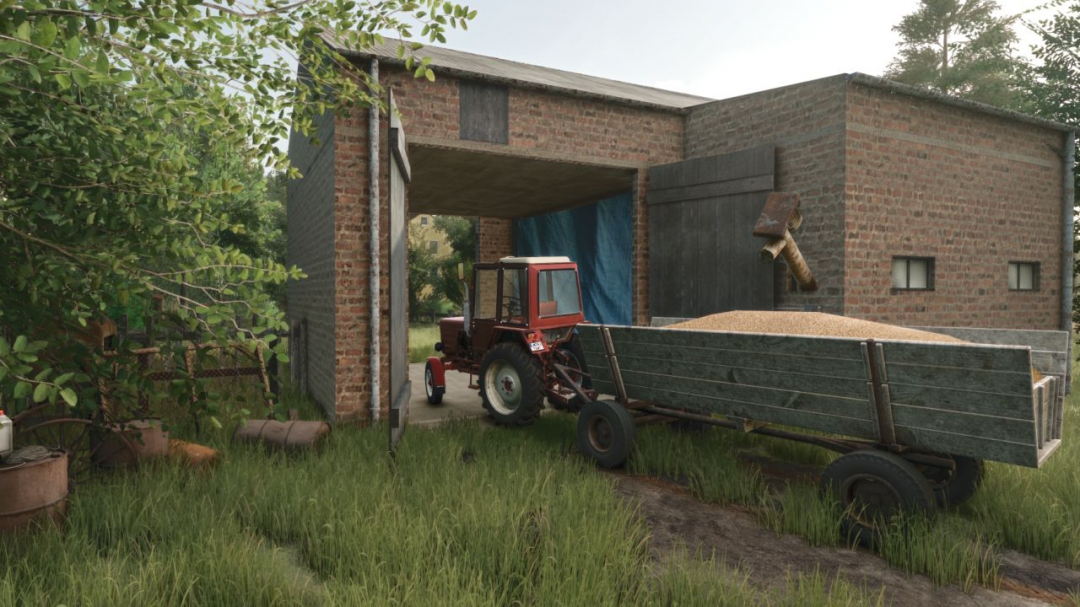 Barn with Grain Silo V1.0