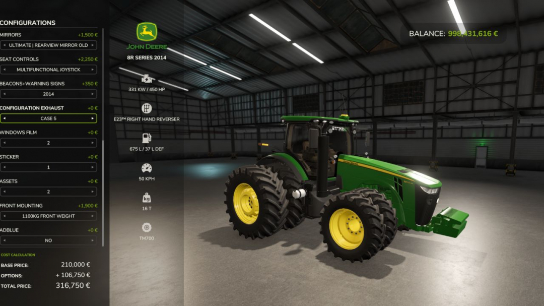 John Deere 8R Series 2014 V1.0