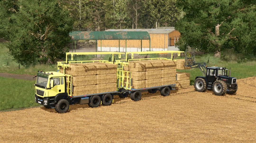 MAN TGS Fliegl Bale Platform V1.0.0.2