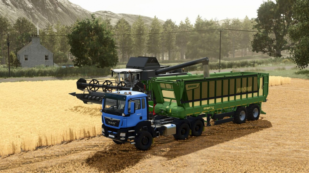 MAN TGS Fliegl Bale Platform V1.0.0.2