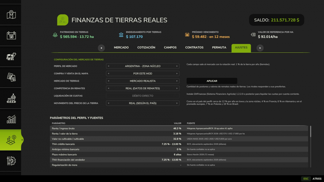 Real Land Finances V1.0