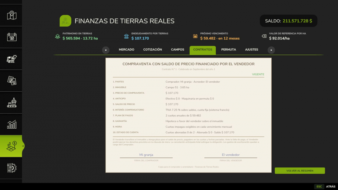 Real Land Finances V1.0
