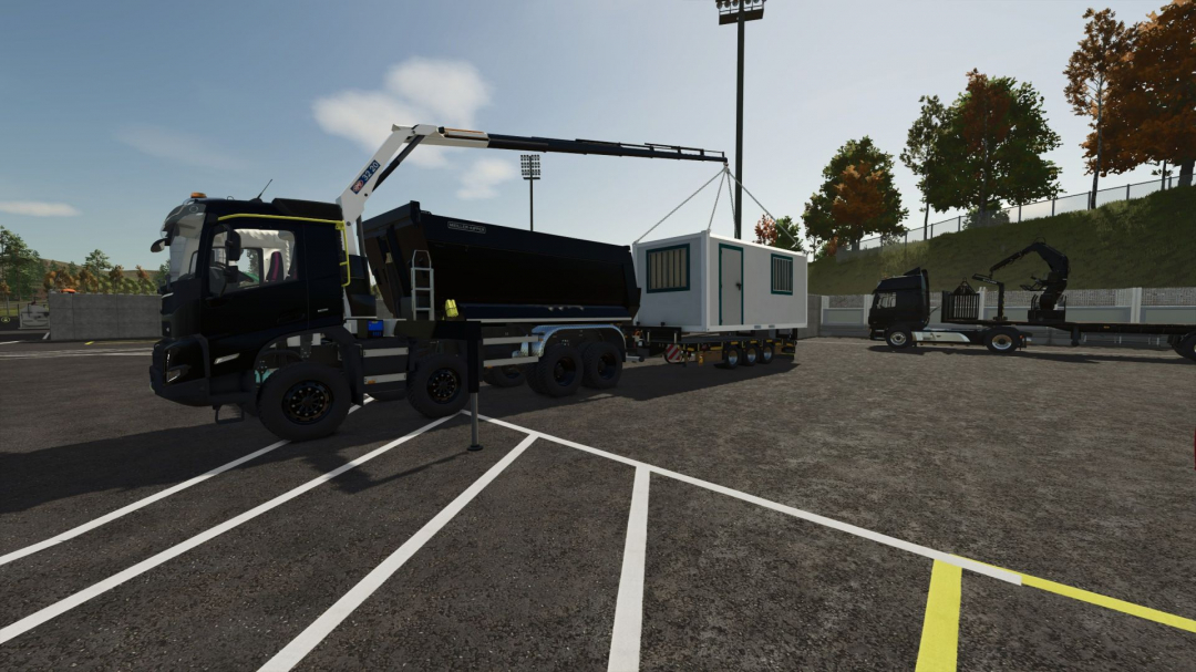 Volvo FMX Tipper HMF 3220 Crane v1.0
