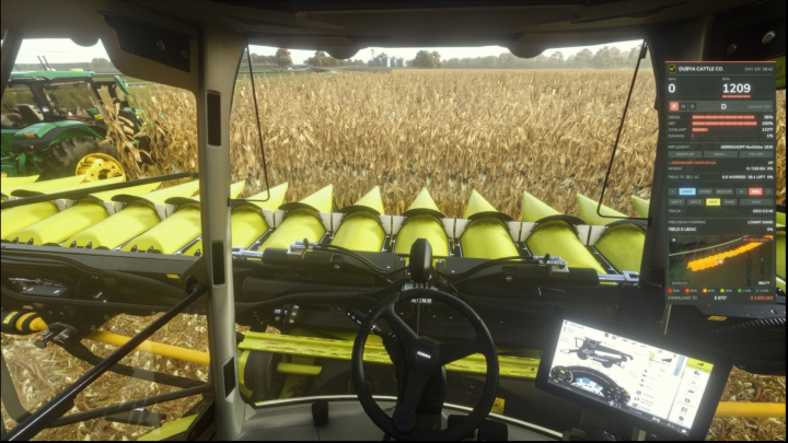 fs25-mods, Dubya Cattle Co. Cab HUD V1.0