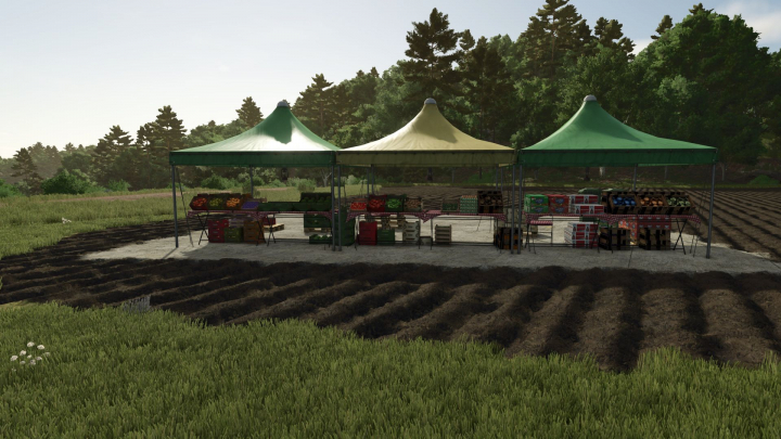 fs25-mods, Farm Market V1.0.1.7