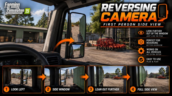 fs25-mods, Indoor Reversing Camera V1.0