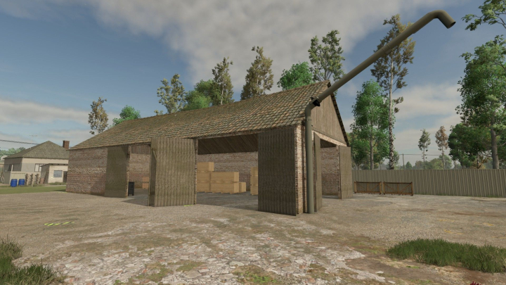 fs25-mods,  Old Barn with Sawmill V1.0