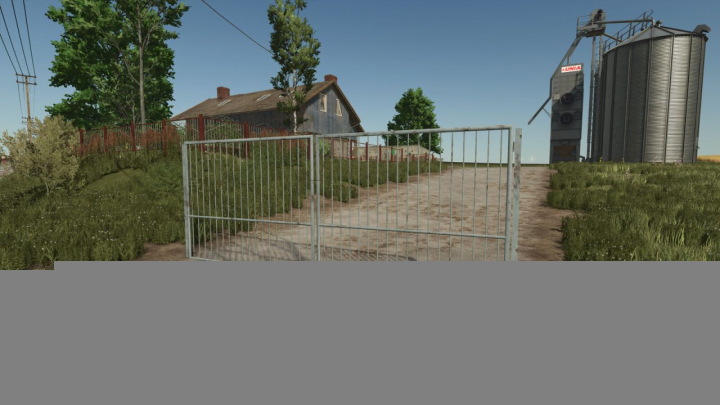 fs25-mods, Old Blue Metal Gate V1.0