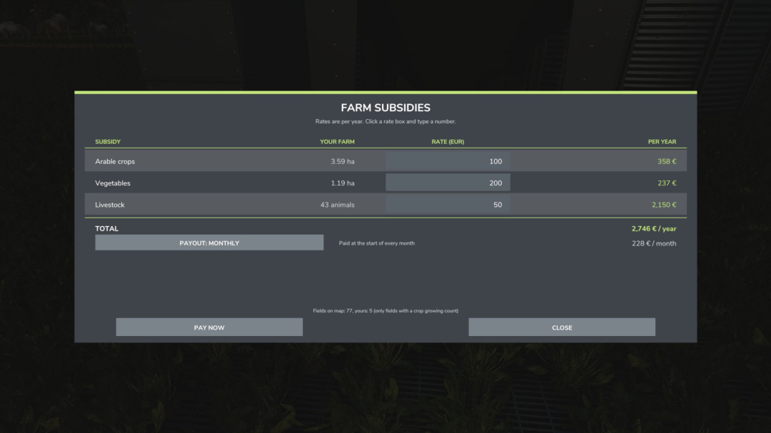Farm Subsidies V1.0