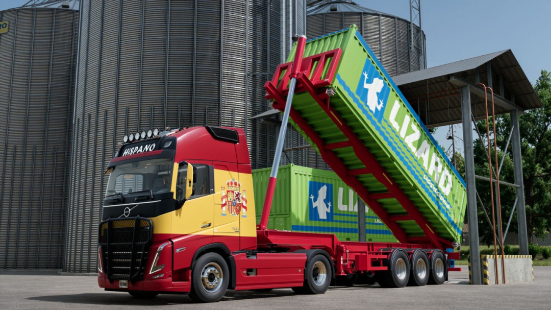 Fliegl Tipping Container Trailer v1.0