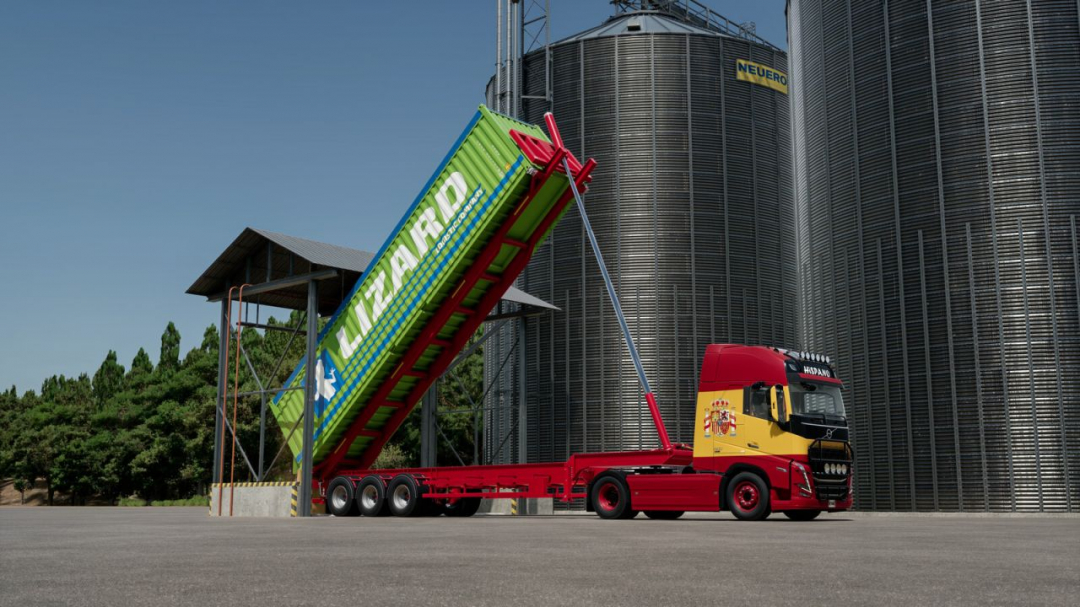 Fliegl Tipping Container Trailer v1.0