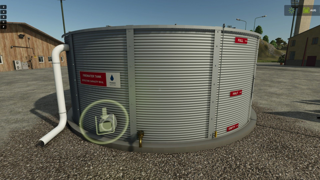 Galvanised Fire Water Tank V1.0