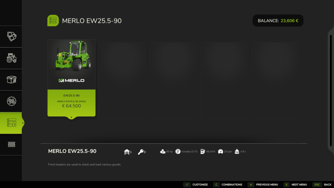 Merlo EW25.5-90 V1.0