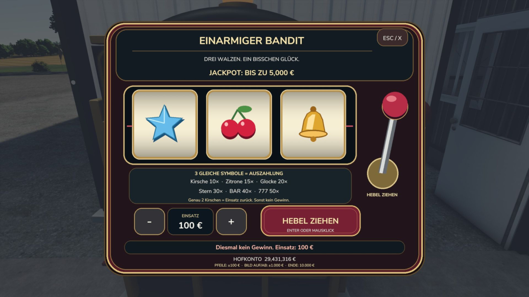 One-armed bandit (slot machine) V1.2.0.1