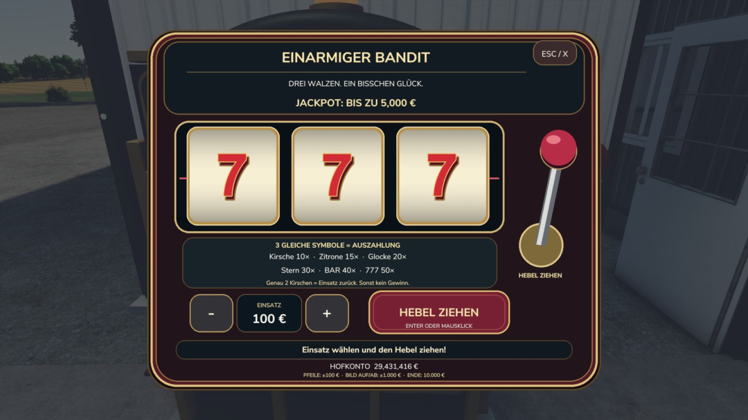 One-armed bandit (slot machine) V1.2.0.1