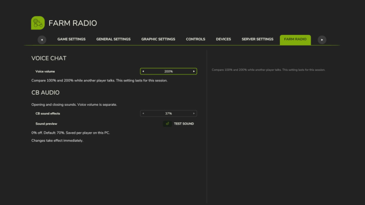 fs25-mods,  Farm radios & Proxy chat V1.0