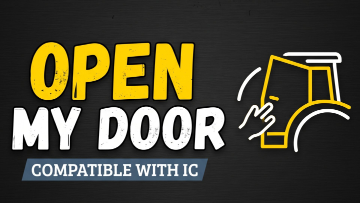 fs25-mods,  Open My Door (IC) V1.1