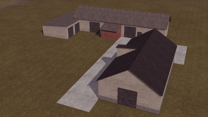 fs25-mods,  Polish Farm Buildings with Cow Shed V1.0
