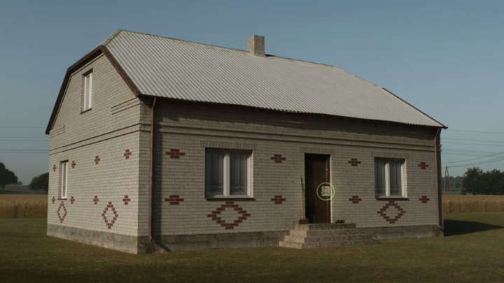 fs25-mods,  Polish White Brick House V1.0.0.1