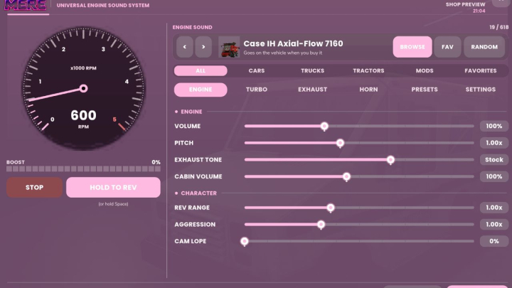 fs25-mods,  Universal Sound Tuner V1.0