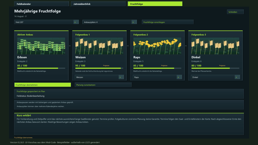 Crop Rotation Calendar BETA 2 v0.2.6