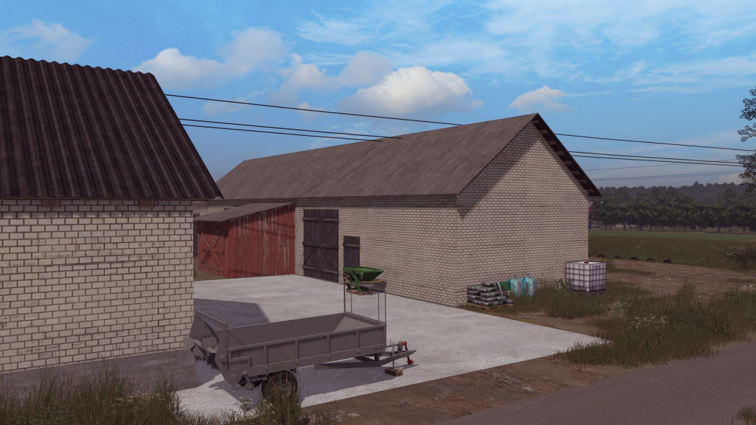 Polish Farm Buildings with Cow Shed V1.0