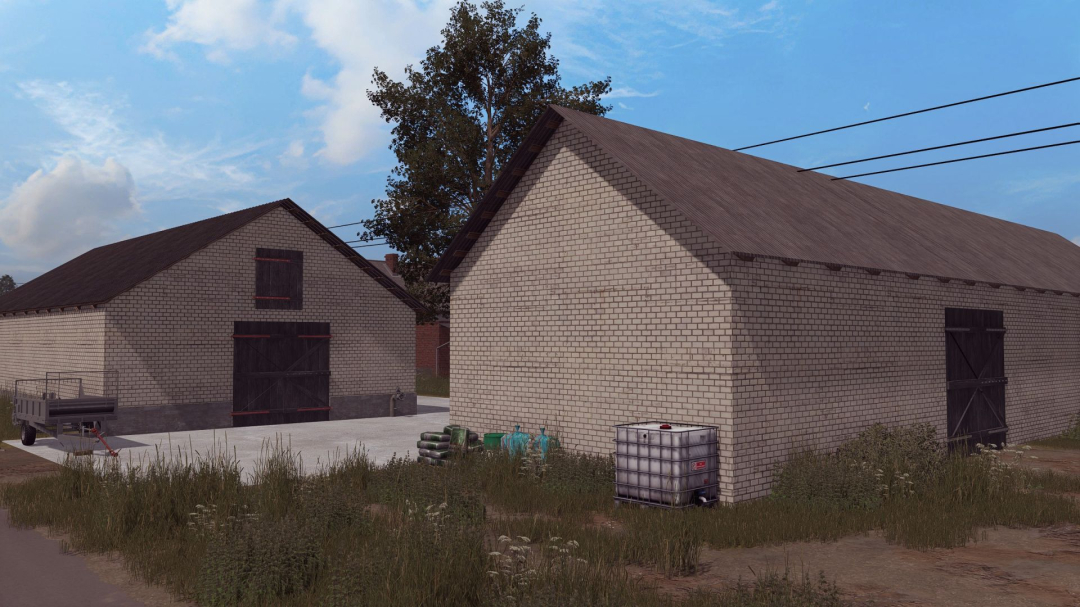 Polish Farm Buildings with Cow Shed V1.0