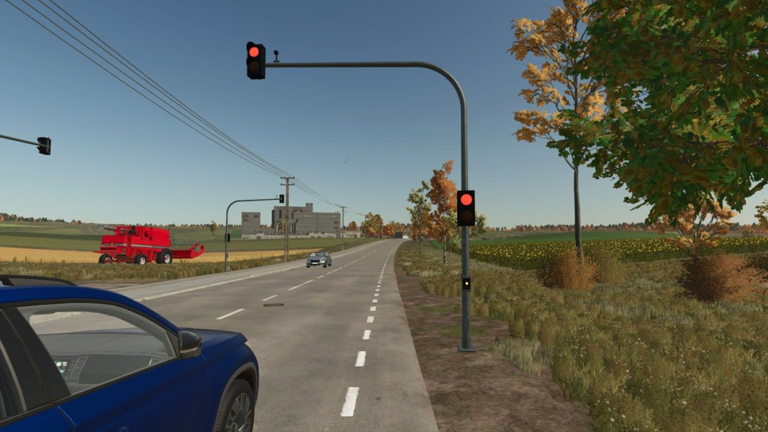 Small orange-red traffic light V1.1
