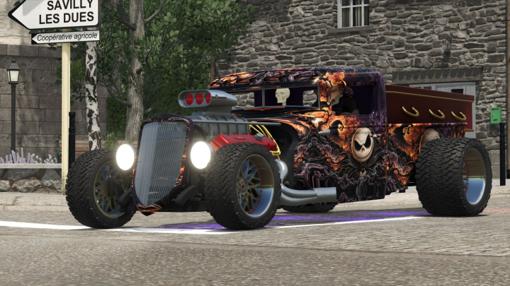 fs25-mods,  Halloween hotrod V1.0