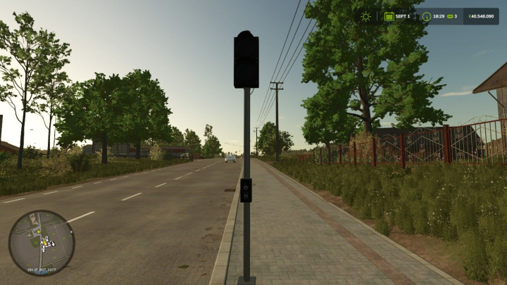 fs25-mods,  Lane control light V1.0