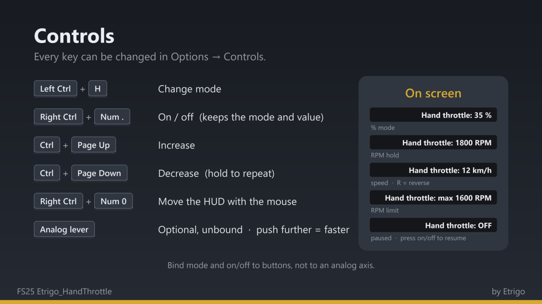 Hand Throttle V1.4