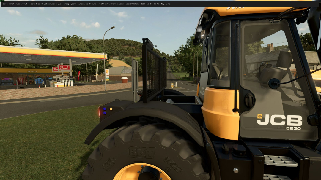 JCB Rear Mesh Frame (Prefab) V1.0