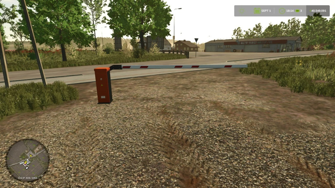 Manual barrier 4.5 meters v1.0