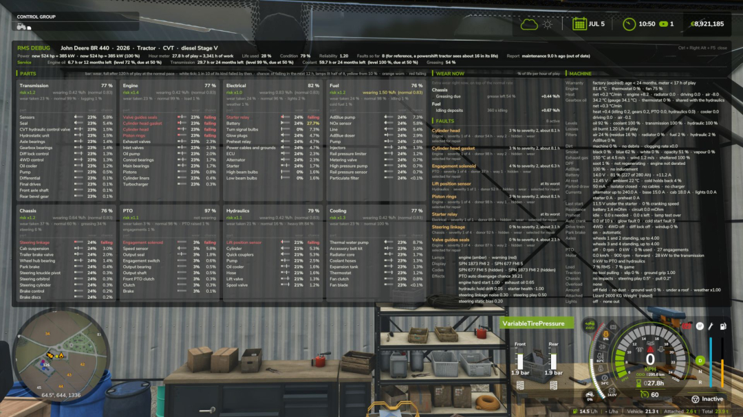Realistic Mechanical Systems BETA 5 v1.0